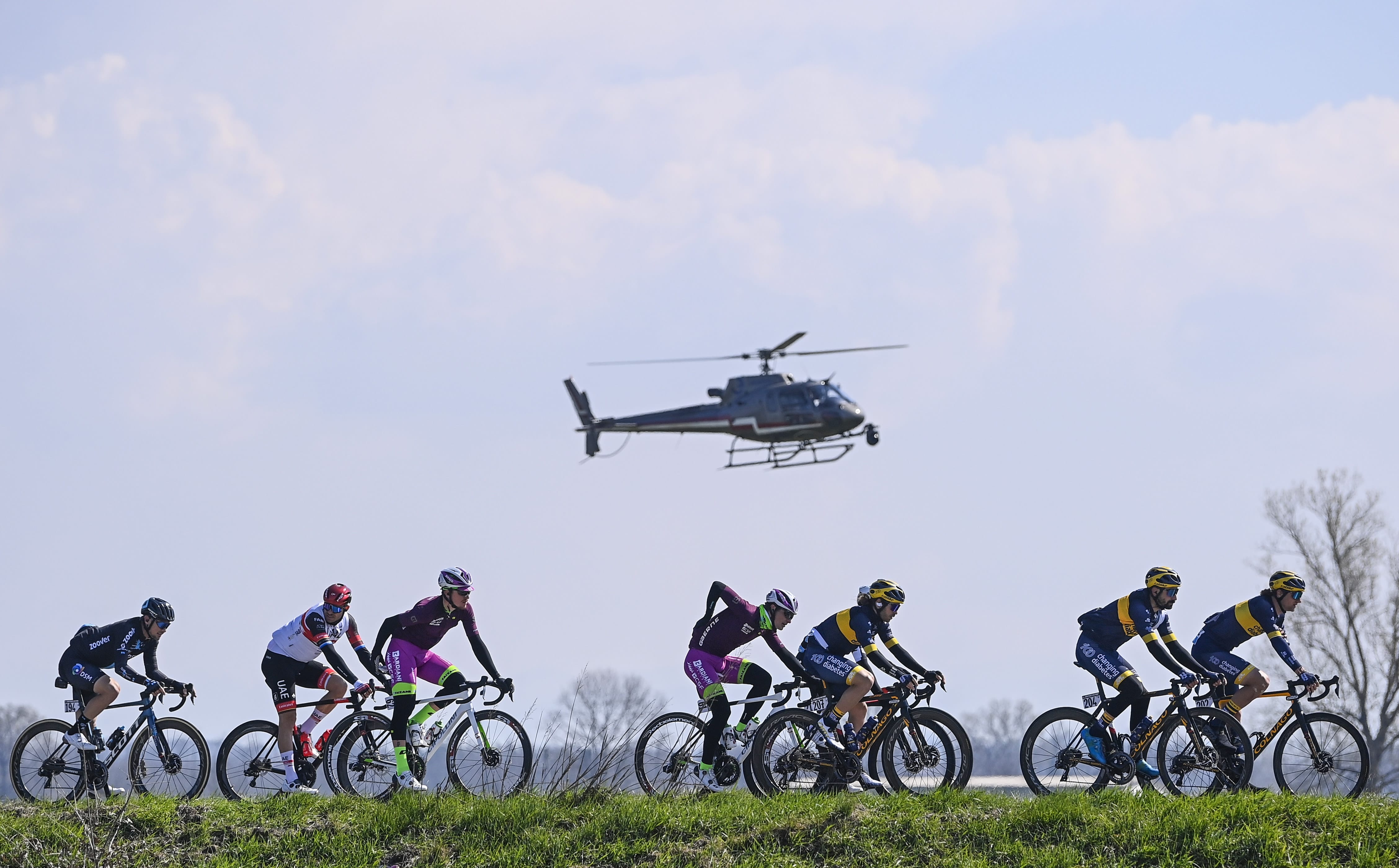 Photo of the VIP Helicopter Experience on offer during the Tour of Britain Men 2024
