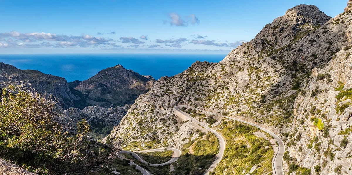 Beautiful views are available every day during the Mallorca Cycling Week