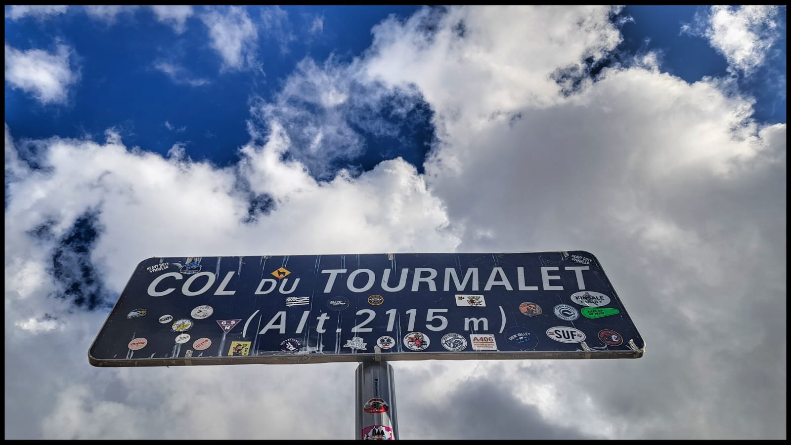 Col du Tourmalet sign
