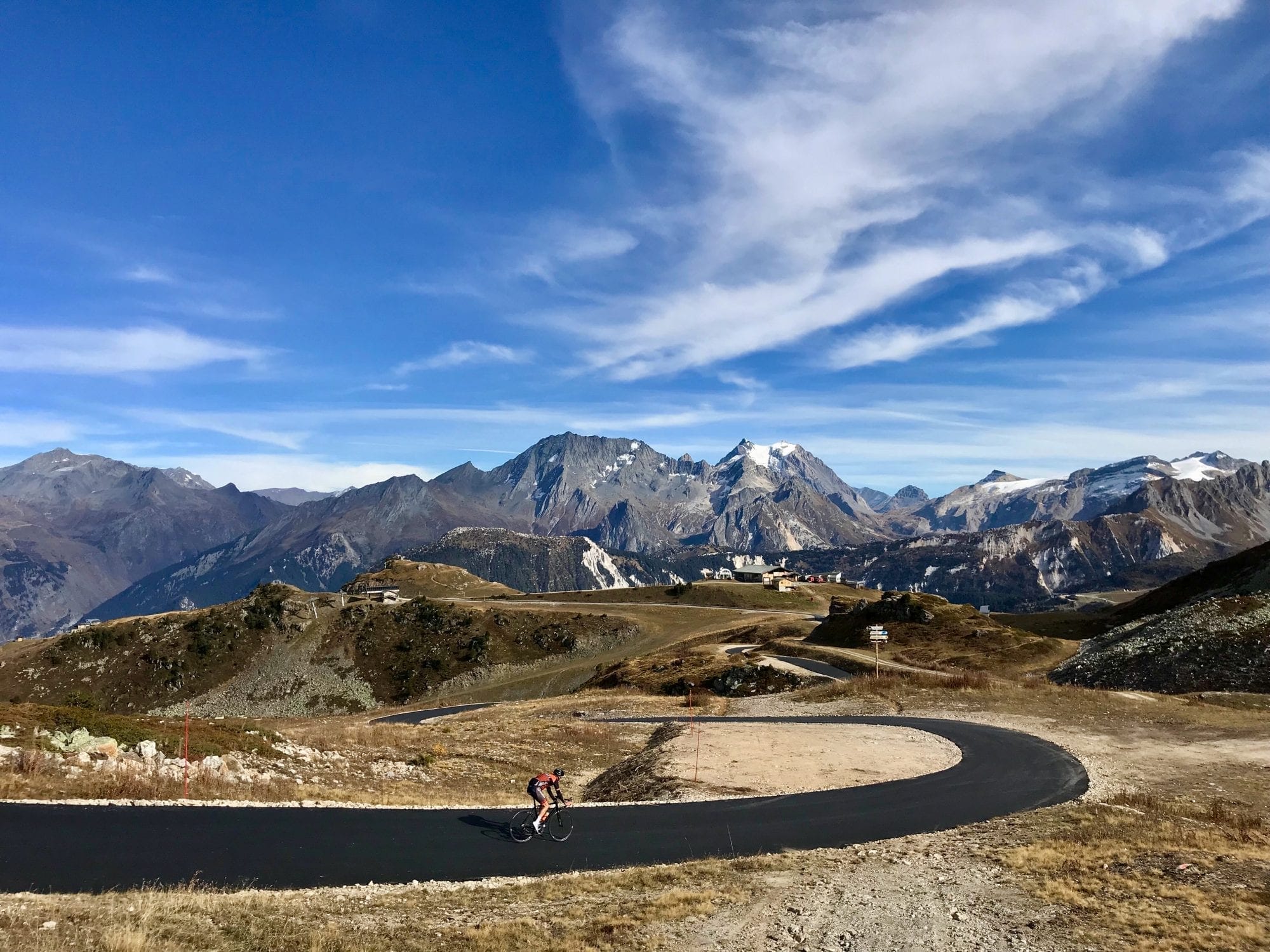 Col de la Loze, a climb located in the French Alps.