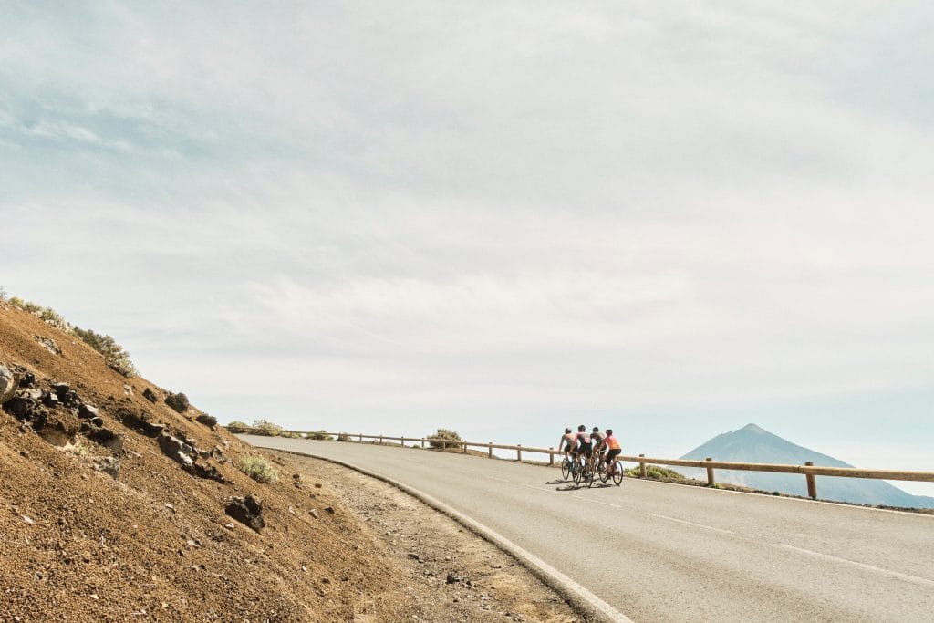 Cyclists tackle a tricky ascent during a cycling trip to Italy